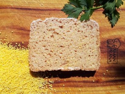 Mieszanka chlebowa - CHLEB JAGLANY (o bardzo niskiej zawartości glutenu) 0,5 kg + drożdże GRATIS