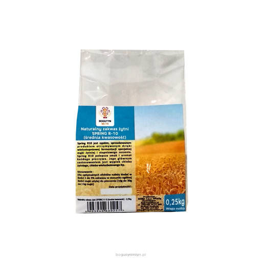 Naturalny zakwas żytni SPRING R-10 (średnia kwasowość) - 0,25 kg